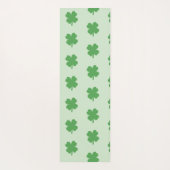 Kleeblatt Irish Pattern Badetuch Set Yogamatte (Rückseite)