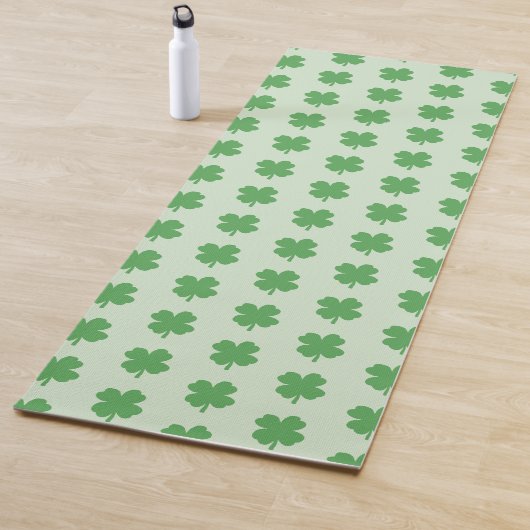 Kleeblatt Irish Pattern Badetuch Set Yogamatte (Beispiel)