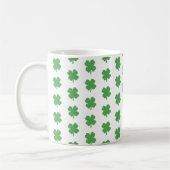 Kleeblatt Irish Pattern Vierblättriges Kleeblatt K Kaffeetasse (Links)