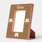 Kleeblatt Irish St. Patrick's Day 4Sean Geätzte Rahmen (Links)