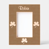 Kleeblatt Irish St. Patrick's Day 4Sean Geätzte Rahmen (Vorderseite)