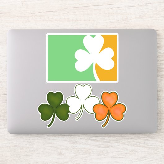 Kleeblatt Irish St Patricks Day Aufkleber (Computer)
