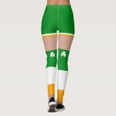 Kleeblatt Irish St Patricks Day Novelty Fun Leggings (Rückseite)