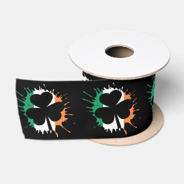 Kleeblatt Irish St Patricks Day Satinband
