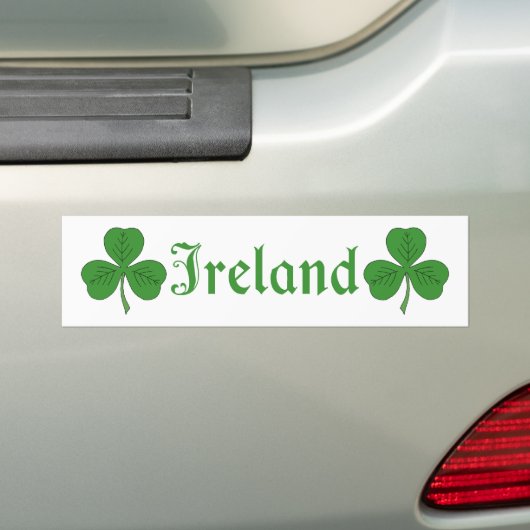Kleeblatt Irland Autoaufkleber (Auf Auto)