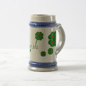 Kleeblatt Irland, Klee Bierglas (VorderseiteRechts)