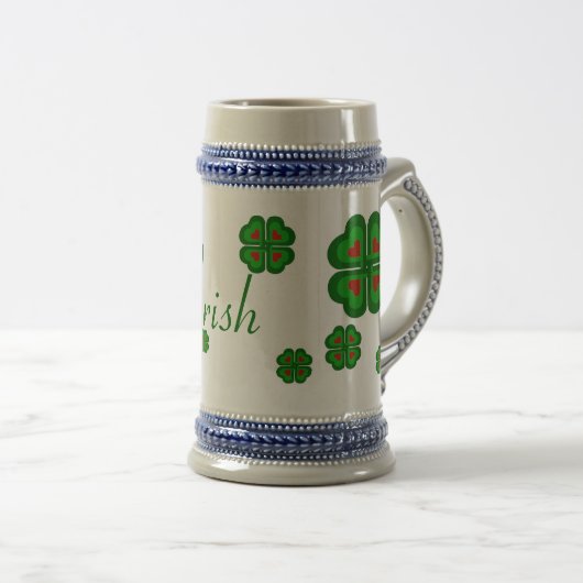 Kleeblatt Irland, Klee Bierglas (VorderseiteRechts)
