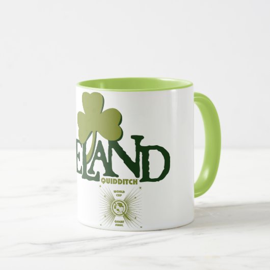 Kleeblatt Irland QUIDDITCH™ Tasse (VorderseiteRechts)