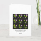 Kleeblatt Karte (Rückseite)