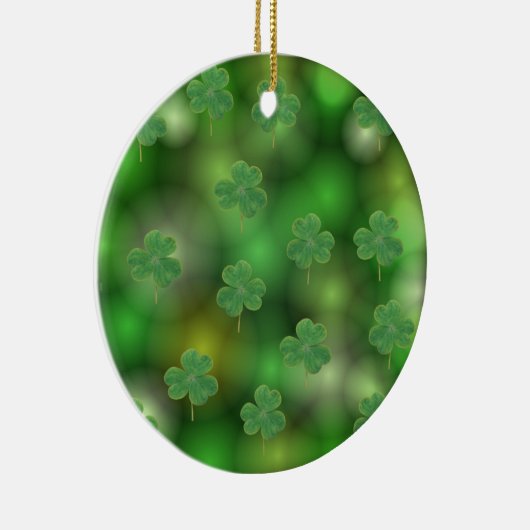 Kleeblatt Keramik Ornament (Rechts)