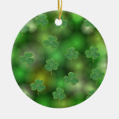 Kleeblatt Keramik Ornament (Vorne)