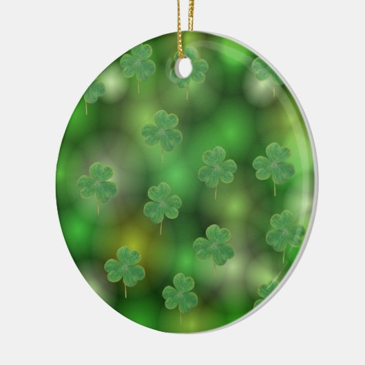 Kleeblatt Keramik Ornament (Links)