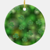 Kleeblatt Keramik Ornament (Hinten)