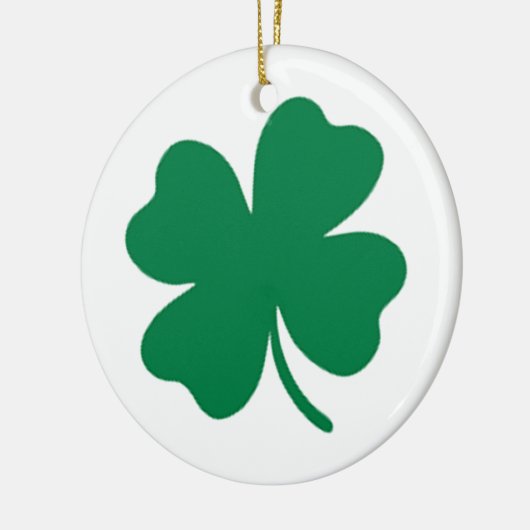 Kleeblatt Keramik Ornament (Links)