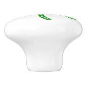 Kleeblatt Keramikknauf (Seitenansicht)