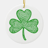 Kleeblatt Keramikornament (Vorne)