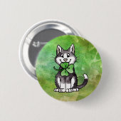 Kleeblatt Kitty Button (Vorne & Hinten)