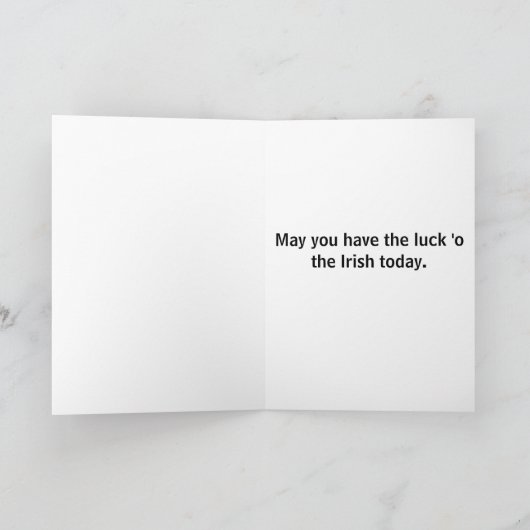 Kleeblatt Kitty Karte (Innenseite)