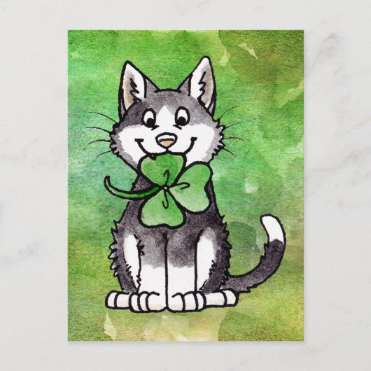 Kleeblatt Kitty Postkarte (Vorderseite)