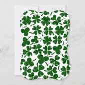 Kleeblatt-Klee Einladung (Vorderseite)