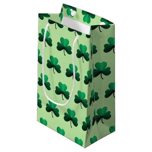 Kleeblatt Kleine Geschenktüte (Vorderseite Schrägansicht)
