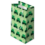 Kleeblatt Kleine Geschenktüte (Rückseite Schrägansicht)