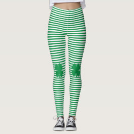 Kleeblatt-Knie Leggings