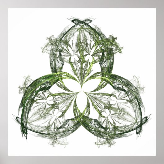 Kleeblatt Lace Poster (Vorne)