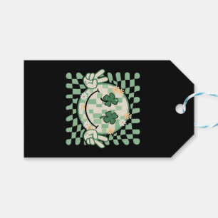 Kleeblatt-Lächeln-Gesicht Lustiger St. Patrick's D Geschenkanhänger
