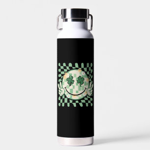 Kleeblatt-Lächeln-Gesicht Lustiger St. Patrick's D Trinkflasche