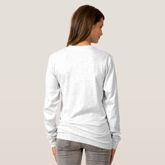 Kleeblatt Langarm Oberteil T-Shirt (Schwarz voll)