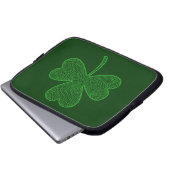 Kleeblatt Laptopschutzhülle (Vorne Knopf)