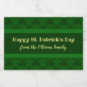 Kleeblatt Lebensmitteletikett (Einzelnes Label)