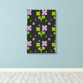 Kleeblatt Leinwanddruck (Insitu (Holzboden))