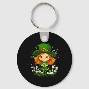 Kleeblatt Leprechaun Girls St Patricks Day L Schlüsselanhänger