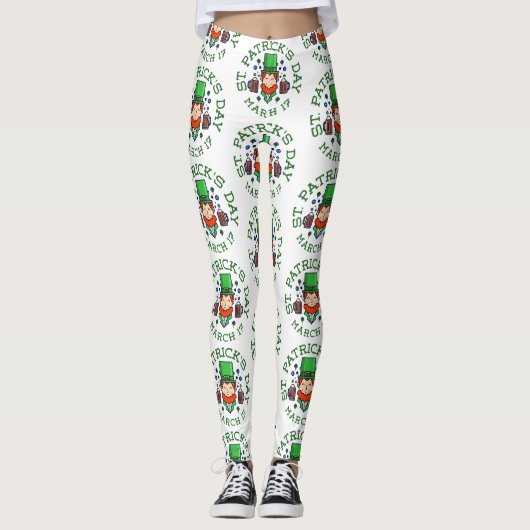 Kleeblatt leprechaun leggings (Vorderseite)