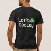 Kleeblatt 'Let's Hooley!' T - Shirt schwarzer Back (Rückseite)