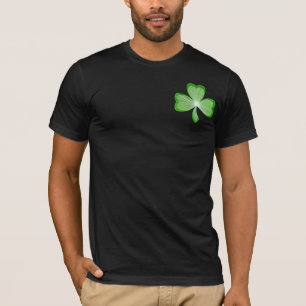 Kleeblatt 'Let's Hooley!' T - Shirt schwarzer Back