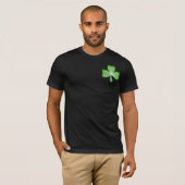 Kleeblatt 'Let's Hooley!' T - Shirt schwarzer Back (Vorne ganz)