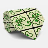 Kleeblatt Liebe Krawatte (Gerollt)