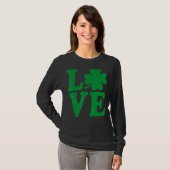 Kleeblatt Liebe Niedlich St Patrick S Day Closing  T-Shirt (Vorne ganz)