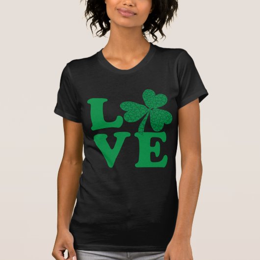 Kleeblatt LIEBE T-Shirt (Vorderseite)