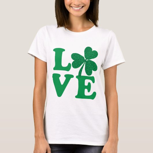 Kleeblatt LIEBE T-Shirt (Vorderseite)