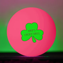 Kleeblatt Lucky Ball Irish Vaters Ping Pong Ball