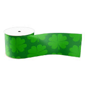 Kleeblatt & Lucky Clover leaf / Irish Saint Patric Ripsband (Spule)