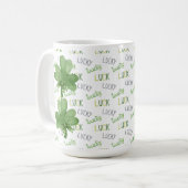 Kleeblatt Lucky Coffee Tasse (Vorderseite Links)