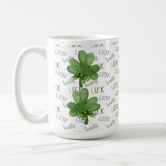 Kleeblatt Lucky Coffee Tasse (Links)