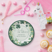 Kleeblatt Lucky in der Liebe Brautparty Pappteller (Party)