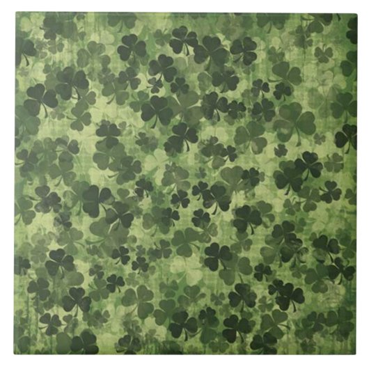 Kleeblatt Meadow 1 Fliese (Vorderseite)