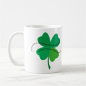 Kleeblatt mit irischem Toast Kaffeetasse (Links)